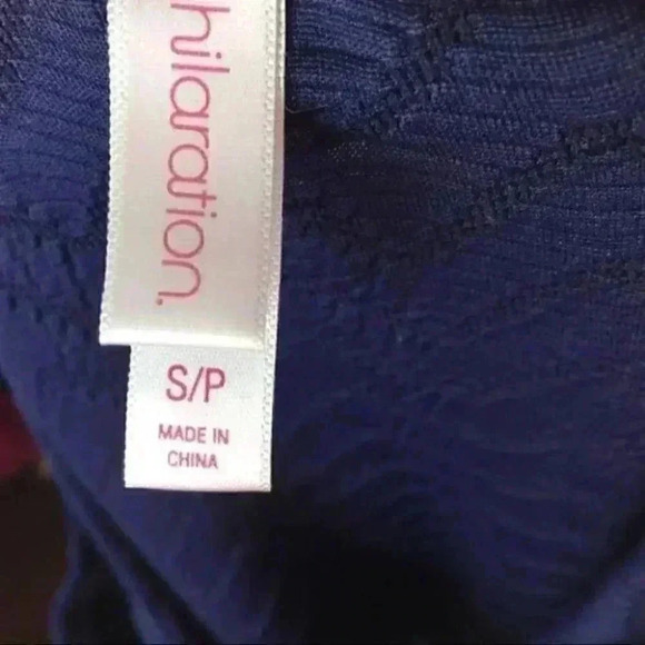 xhilaration Womens Dress Navy Blue Knit Sz Sp - Picture 8 of 8